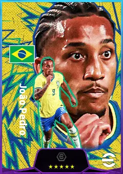 João Pedro eFootball 2026 player card, 83 OVR CF
