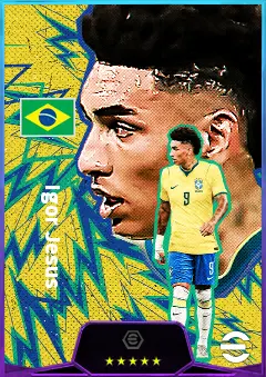 Igor Jesus eFootball 2026 player card, 81 OVR CF