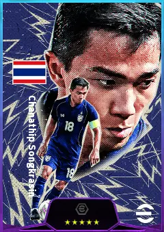 Chanathip Songkrasin eFootball 2026 player card, 81 OVR AMF