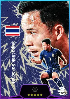 Supachok Sarachat eFootball 2026 player card, 79 OVR LMF