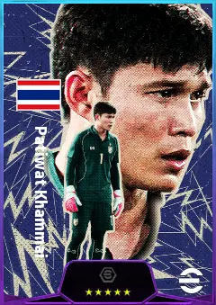 Patiwat Khammai eFootball 2026 player card, 79 OVR GK