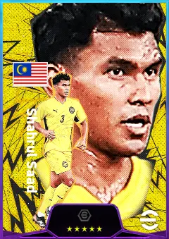 Shahrul Saad eFootball 2026 player card, 80 OVR CB