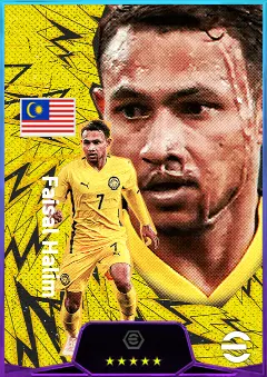 Faisal Halim eFootball 2026 player card, 80 OVR LMF