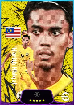 Harith Haiqal eFootball 2026 player card, 79 OVR CB