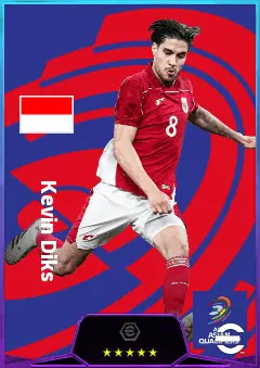 Kevin Diks eFootball 2026 player card, 81 OVR RMF