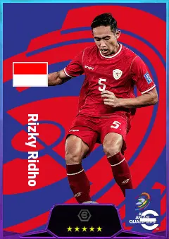 Rizky Ridho eFootball 2026 player card, 79 OVR CB
