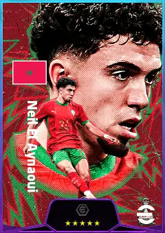 Neil El Aynaoui eFootball 2026 player card, 81 OVR DMF