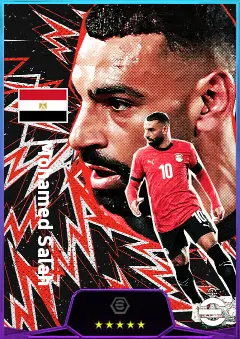 Mohamed Salah eFootball 2026 player card, 83 OVR CF