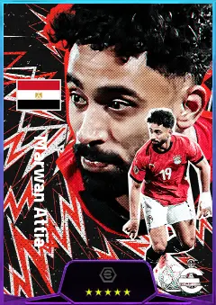 Marwan Attia eFootball 2026 player card, 80 OVR DMF