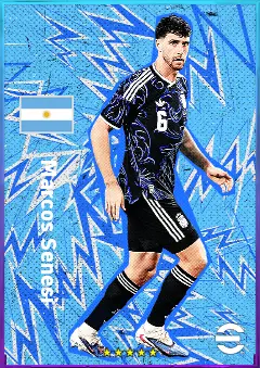 Marcos Senesi eFootball 2026 player card, 93 OVR CB