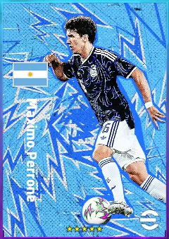 Maximo Perrone eFootball 2026 player card, 93 OVR DMF