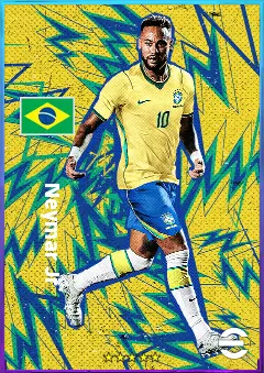 Neymar Jr eFootball 2026 player card, 95 OVR SS