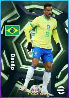 Danilo eFootball 2026 player card, 81 OVR CB