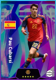 Pau Cubarsí eFootball 2026 player card, 83 OVR CB