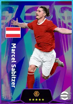 Marcel Sabitzer eFootball 2026 player card, 82 OVR LMF