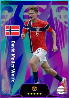 David Møller Wolfe eFootball 2026 player card, 80 OVR LB