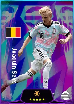 Joaquin Seys eFootball 2026 player card, 80 OVR LB