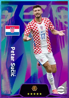 Petar Sučić eFootball 2026 player card, 82 OVR DMF