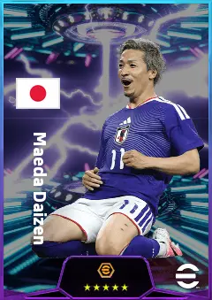 Maeda Daizen eFootball 2026 player card, 82 OVR AMF