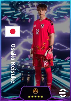 Osako Keisuke eFootball 2026 player card, 81 OVR GK