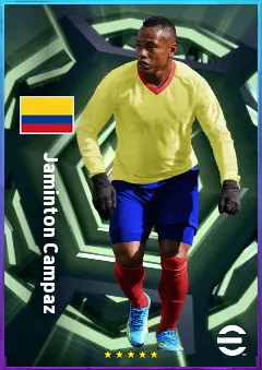 Jaminton Campaz eFootball 2026 player card, 80 OVR LWF
