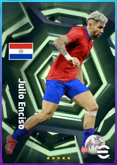 Julio Enciso eFootball 2026 player card, 80 OVR SS