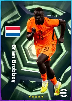 Brian Brobbey eFootball 2026 player card, 81 OVR CF