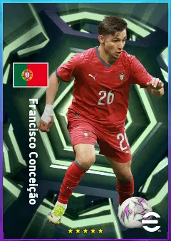 Francisco Conceição eFootball 2026 player card, 81 OVR RMF