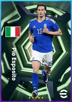 Pio Esposito eFootball 2026 player card, 80 OVR CF