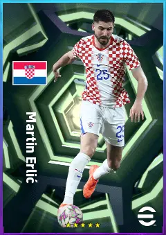 Martin Erlić eFootball 2026 player card, 79 OVR CB