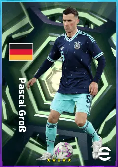 Pascal Groß eFootball 2026 player card, 81 OVR CMF