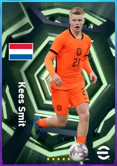 Kees Smit eFootball 2026 player card, 79 OVR CMF