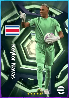 Keylor Navas eFootball 2026 player card, 81 OVR GK