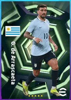 G. de Arrascaeta eFootball 2026 player card, 81 OVR AMF