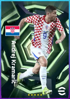 Andrej Kramarić eFootball 2026 player card, 80 OVR SS