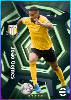 João Gomes eFootball 2026 player card, 82 OVR CMF