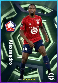 Alexsandro eFootball 2026 player card, 80 OVR CB