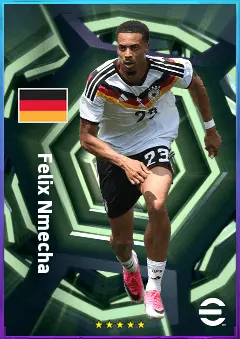 Felix Nmecha eFootball 2026 player card, 81 OVR DMF