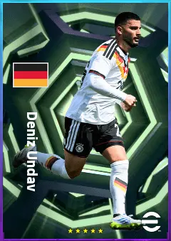 Deniz Undav eFootball 2026 player card, 82 OVR CF