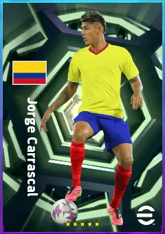 Jorge Carrascal eFootball 2026 player card, 79 OVR AMF
