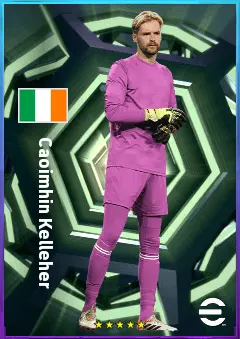 Caoimhin Kelleher eFootball 2026 player card, 82 OVR GK