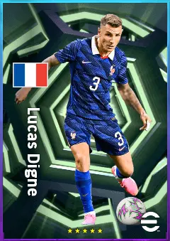 Lucas Digne eFootball 2026 player card, 80 OVR LB