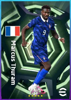 Marcus Thuram eFootball 2026 player card, 82 OVR CF