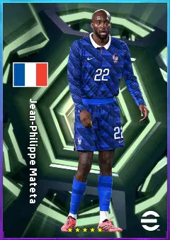 Jean-Philippe Mateta eFootball 2026 player card, 82 OVR CF