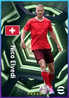 Nico Elvedi eFootball 2026 player card, 80 OVR CB