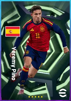 Yéremy Pino eFootball 2026 player card, 83 OVR SS