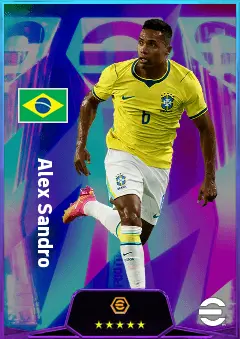 Alex Sandro eFootball 2026 player card, 81 OVR LB
