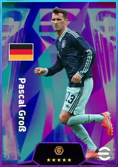 Pascal Groß eFootball 2026 player card, 81 OVR CMF