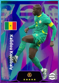 Kalidou Koulibaly eFootball 2026 player card, 81 OVR CB