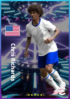 Chris Richards eFootball 2026 player card, 82 OVR CB